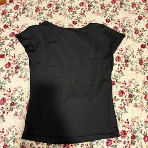 SHEIN Classic Black Short Sleeve Top